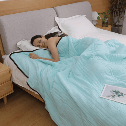 🛌💤The Secret to a Sleep Peacefully In Summer❄️Ice Cooling Calming Blanket