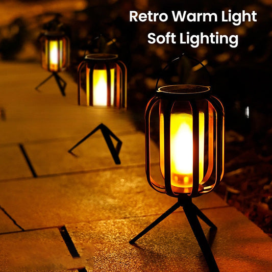🌞Summer Sale 50% OFF🔥Solar Lantern Outdoor Light with 4 Modes
