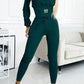 Women's Two-Piece Hooded Tracksuit Set