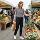 ⏳2026 Hot Sale 50% OFF🌞Women’s Fitted High-Waisted Zip-Pocket Trousers - 👖Lightweight, Breathable, Soft 26"/27" Ankle Pants with Zipper Pockets