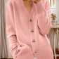 👑Hot Sale 49% Off🔥🌸Women's Casual Autumn Plain Yarn Buttoned Cardigan