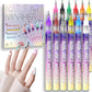 🎁Hot Sale 50% OFF🎨12 Colours Nail Art Pens Set