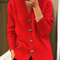 👑Hot Sale 49% Off🔥🌸Women's Casual Autumn Plain Yarn Buttoned Cardigan