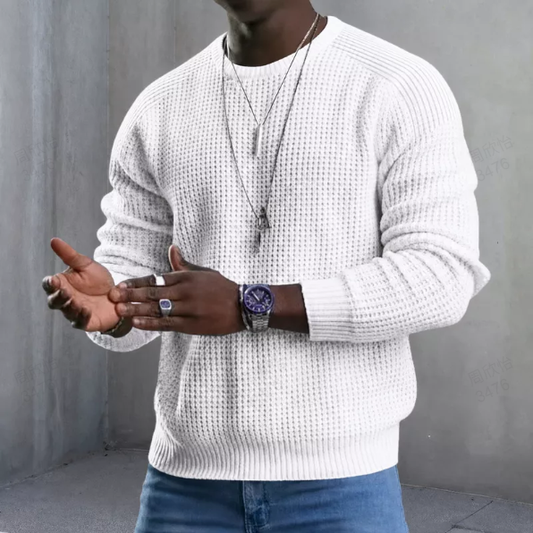 ✨2026 Collection at 50% OFF & FREE SHIPPING🎁JMIERR Men's Crewneck Sweater Soft Casual Sweaters Classic Long Sleeve Pullover Sweaters with Ribbing Edge