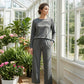 ✨Women's Crew Neck Top & Drawstring Pants Set