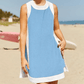 ⏰Limited Special Sale-50% OFF💕Women's Casual Color Block Sleeveless Tops Matching Shorts with Pockets