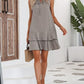 🎉Last day of the sale: 50% off 💃 Women's dress with a bow and geometric pattern