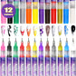 🎁Hot Sale 50% OFF🎨12 Colours Nail Art Pens Set