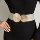 Women's Vintage Gold Buckle High Elastic Belt🎁