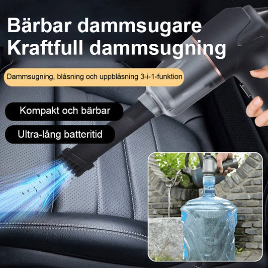 Blås, sug och fyll allt-i-ett trådlös dammsugare för hemmet och bilen