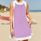 ⏰Limited Special Sale-50% OFF💕Women's Casual Color Block Sleeveless Tops Matching Shorts with Pockets