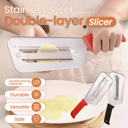 ⚡2025 Hot Sale 50% OFF 🔥🏆Stainless Steel Shredder Knife - Save your cooking time and energy⏳🍳