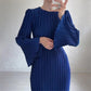 💕New Elegant Flare Sleeves Dress - Timeless & Flattering