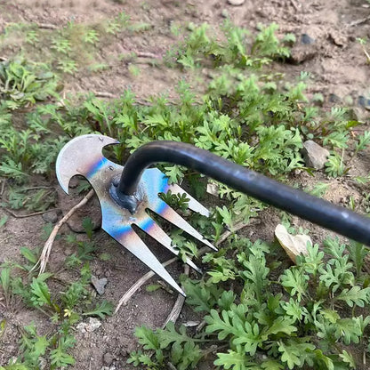 Handverktyg för ogräsrensning i trädgården