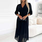 🎉2025 HOT SALE 50% off🎉 Women's V-neck Lightweight Chiffon Dress