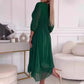 🎉2025 HOT SALE 50% off🎉 Women's V-neck Lightweight Chiffon Dress