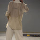 🎁free shipping✈Fashion Patchwork Irregular Lace-Up Shirt & Pants(Two-Piece Set)