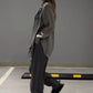 🎁free shipping✈Fashion Patchwork Irregular Lace-Up Shirt & Pants(Two-Piece Set)