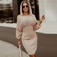 🍁HOT SALE🍁 Women's Versatile Sexy Waisted Dress