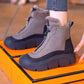 Women's Waterproof Warm Zipper Snow Boots