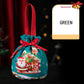 Christmas Drawstring Apple Candy Gift Bag