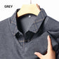 Men's Faux Two Piece Lapel Long-Sleeve Tops