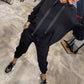 🔥2025 Hot Sale🔥Women's 2 Piece Set Drawstring Hooded Tops & Pants