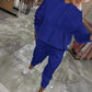 🔥2025 Hot Sale🔥Women's 2 Piece Set Drawstring Hooded Tops & Pants