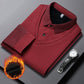 🔥Winter Warmer🔥Men's Lapel Faux Two-Piece Knitted Shirt
