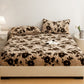 🎅Xmas Sales🎄Soft Leopard Print Fitted Sheet