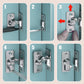 90-Degree Right Angle Sliding Door Lock Latch