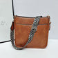 Colorful Straps Crossbody Leather Bags
