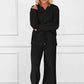 Women’s 2-Piece V-Neck Lounge Set with Pockets