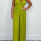 🌷Pure Color Tube Top Jumpsuit