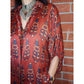 💥Hot Sale🍃Women's Fashion Loose Casual Printed Shirt and Striped Wide Leg Pants Set