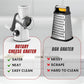 🔥 2025 Kitchen Sale 50% OFF🔥 Multifunctional Manual Rotary Grater & Chopper 🚀🥕