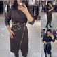 🌸Spring Specials💐 Women's Fashion Waistline Long Sleeve Dress