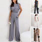 💥Hot Sales-49% OFF🔥Women’s Elegant Solid Color Two-Piece Set