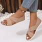 💕What shoes should I wear tomorrow?💕Comfort Solid Color Bowtie Flat Sandals