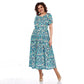 🔥Promotion - 49% discount🎉Summer Patterned Chiffon Dress