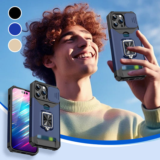 Shockproof Phone Case with Sliding Camera Cover