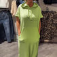 🔥Factory Direct Sales🌸Women’s Solid Short-Sleeve Hooded Long Dress💐
