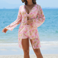 Women's 3-Piece Bikini Set with Cover-Up