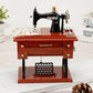 🥇🎵Wood Mini Sewing Machine Music Box