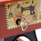 🥇🎵Wood Mini Sewing Machine Music Box