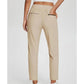 ⏳2026 Hot Sale 50% OFF🌞Women’s Fitted High-Waisted Zip-Pocket Trousers - 👖Lightweight, Breathable, Soft 26"/27" Ankle Pants with Zipper Pockets