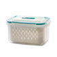 🔥Summer Hot Sale 50％ OFF💝2 in 1 Draining Fresh-Keep Food Container