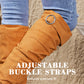 Women’s Wrinkled Knee-High Boots with Buckle Straps