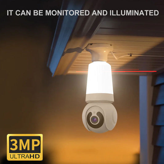 Smart WiFi Security Camera with Light