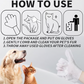 🔥Hot Sale 49% Off🔥Convenient Efficient Pet Wash-Free Wipes Gloves🐾